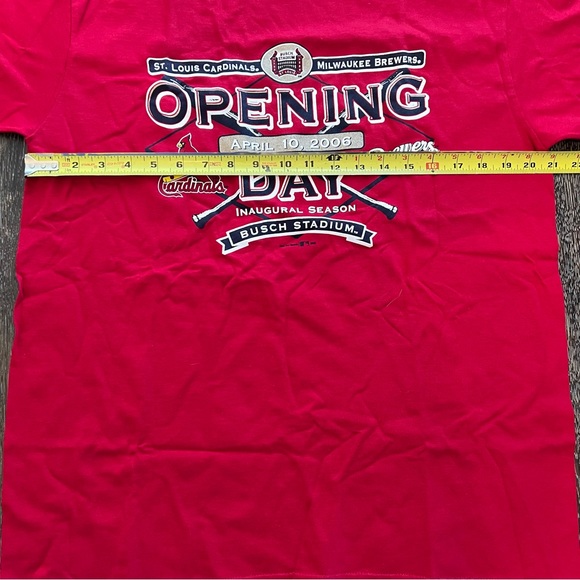 St Louis Cardinals 2006 Busch Stadium Opening Day / Inaugural Season T-Shirt NWT - Picture 4 of 8